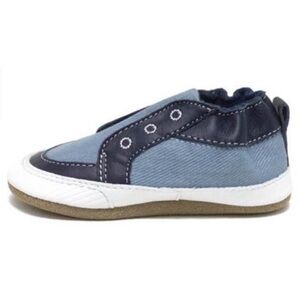 Robeez Baby Shoes Stylish Steve Soft Soles Blue